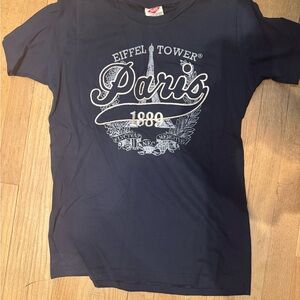 Paris Navy Blue Eiffel Tower Tee